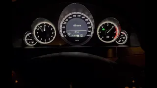 Mercedes Benz E350 CDI w207 w212  2010 0-100 km/h