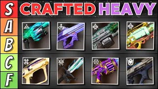 Ranking Every Craftable Heavy Weapon In Destiny 2 (PvE God Roll Tier List)