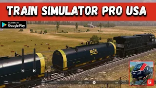 НОВЫЙ СИМУЛЯТОР ПОЕЗДА НА АНДРОИД ОБЗОР TRAIN SIMULATOR PRO USA ANDROID GAMEPLAY 2022 NEW GAMES