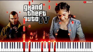 GTA IV Theme (Soviet Connection) - PIANO TUTORIAL