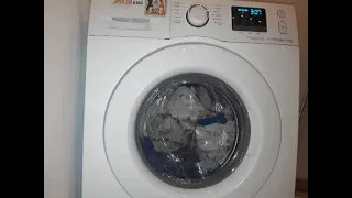 Samsung WF80F5E0W4W - Daily Wash 60 + Rinse + Full load Full Cycle (very unbalanced spins)