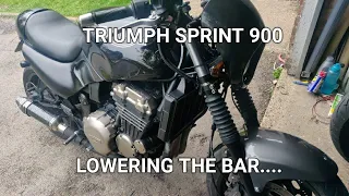 Triumph Sprint 900.  Lowering the bar....?