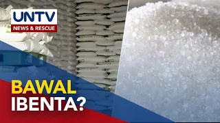 Imported sugar na nakita ng DA sa isang bodega sa QC, hindi puwedeng ibenta sa merkado