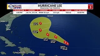 Lee still a major hurricane, Two new areas to watch in the tropics - Tropics Update Sat PM 9-9-2023