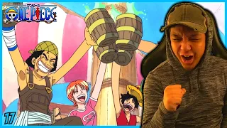 🍺 USOPP JOINS THE CREW!!! 🍺 | One Piece - Episode 17 | Reaction