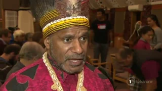 West Papua leader Benny Wenda receives welcome on Ōrākei Marae