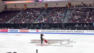 Boikova/Kozlovskii 2021 Skate America free skate fancam - Бойкова/Козловский пп