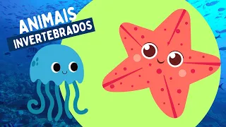 ANIMAIS INVERTEBRADOS -Moluscos,equinodermos,artrópodes,esponjas,vermes,insetos