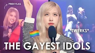 the GAYEST moments of blackpink