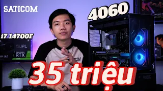 Bộ PC 35 củ tại SATICOM Lâm Đồng sẽ như thế nào - Build PC cho con trai học lớp 6 tại Bảo Lộc