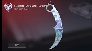 Standoff 2 | Gold Pass Purchased | New Year 2021 "Little Helper" PROTOCOL | KARAMBIT "SNOW CAMO"