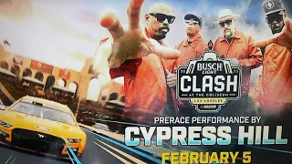 2.5.2023 CYPRESS HILL, full mini concert @ The BUSCH LIGHT NASCAR CLASH @ THE L.A. MEMORIAL COLISEUM