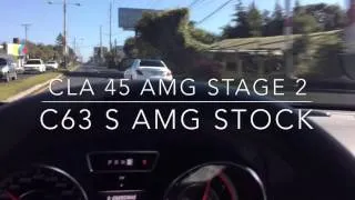C63 S AMG vs CLA45 AMG