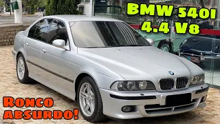 BMW 540i E39 MOTOR 4.4 V8! | Comentando sobre o carro!