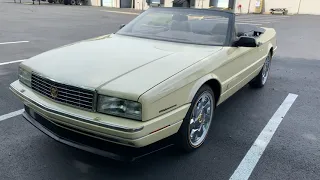 47K Mile 1993 Cadillac Allante Walk Around