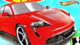 Охота на РЕДКИЕ Хот Вилс: Porsche TAYCAN! Распаковка и обзор Hot Wheels Тайкан, Nissan Leaf, BMW i3!