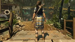 Shadow of the Tomb Raider - Blue Heron Tunic Outfit - Open World Free Roam Gameplay HD