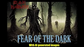 IRON MAIDEN - Fear of the Dark music video - but the lyrics are AI generated images