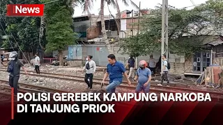 Polisi Gerebek Kampung Narkoba di Tanjung Priok, 3 Orang Diamankan