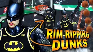 8 FOOT 200 OVERALL BATMAN Has RIM BREAKING DUNK AND BLOCKS In NBA 2K20...