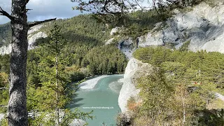 Wanderung durch die naturgewaltige Rheinschlucht (Ruinaulta, Grand Canyon der Schweiz, Graubünden)