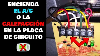 Cómo omitir el termostato en la placa de circuito
