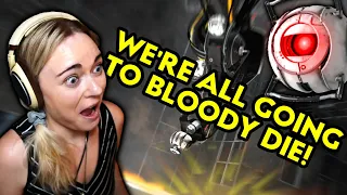 Portal 2 First Playthrough | Ending Reaction [ 7: OMG I LOVE YOU GLADOS!