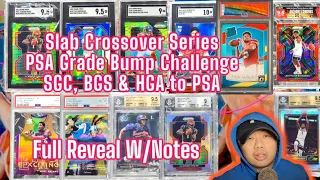 PSA Reveal : Grade Bump and Crossover challenge : SGC BGS HGA 9's to PSA 10?  With Inspection Notes