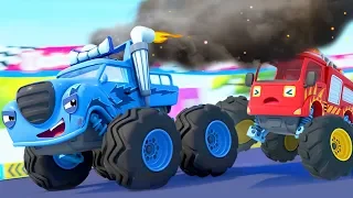 Mobil Monster Jangan Curang | Lagu Anak-anak | BabyBus Bahasa Indonesia