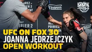 Joanna Jedrzejczyk UFC on FOX 30 Open Workout Highlights - MMA Fighting