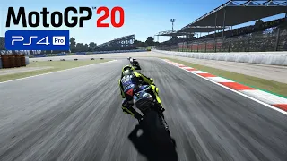 MotoGP 20 Gameplay PS4 Pro - Rossi at Catalunya