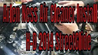 Arlen Ness Air Cleaner Install 2014 and up Harley Davidson StreetGlide