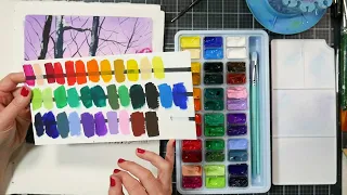 The most aesthetic paint ever! Himi twin cup jelly gouache review