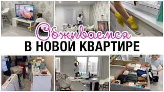 ОБУСТРАИВАЕМСЯ В НОВОЙ КВАРТИРЕ🔥 🎉ПЕРЕЕЗД 🧺МОТИВАЦИЯ НА УБОРКУ В НОВОЙ КВАРТИРЕ🧹 🎁ПОКУПКИ ДЛЯ ДОМА