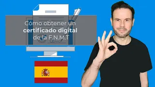 Tutorial: Obtener certificado digital FNMT (España) (¡𝗠𝗜𝗥𝗔 la descripción del vídeo!)