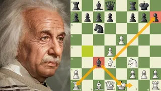 Computadores de xadrez não entendem a partida IMORTAL de ALBERT EINSTEIN