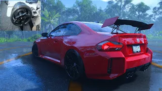 bmw m2 Forza Horizon 5 Thrustmaster t300 RS freeroam gameplay-