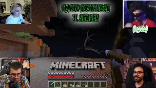 Dario tortura Mario su Minecraft