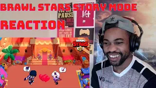 BRAWL STARS STORY MODE PART 3 | EDGAR AND COLETTE ADVENTURE REACTION