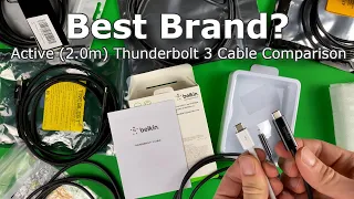 What’s The Best Active 2.0M Thunderbolt 3 Cable? - Ultimate Brand Comparison and Verdict!