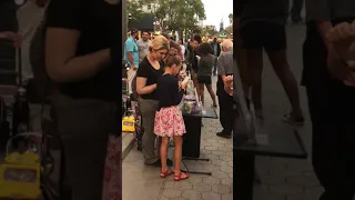 How Karolina Protsenko INTERACTS with FANS after her PUBLIC PERFORMANCE