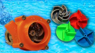 Testing 3D Printed Water Pump Impellers - Which One Performs the Best?