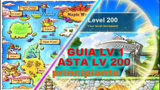 MapleStory (Mapas) guia para subir de nivel OJO para principiantes (lv 1 asta lv 200)