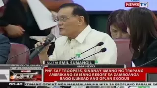 SAF troopers, sinanay umano ng tropang Amerikano, bago ilunsad ang Oplan Exodus