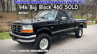 460 Big Block OBS For Sale: 1996 Ford F-250 XLT 4x4 With Only 94k Miles!