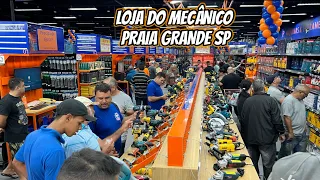 Grande inauguração maior loja de MÁQUINAS e FERRAMENTAS do Brasil @Lojadomecanico  PRAIA GRANDE SP
