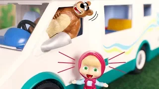 Masha and the Bear Toys 🐻Masha and Bear go camping 🚐