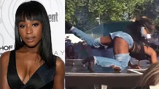 Fifth Harmony Fans Create HILARIOUS Normani-Inspired "Down" Challenge After Her GMA Fall