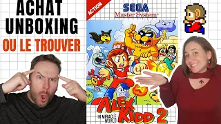 ALEX KIDD 2 sur Master System, un homebrew cartmod de fou. Achat, unboxing, où le trouver ?