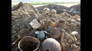 Film 62 Excavation in fields of World War II